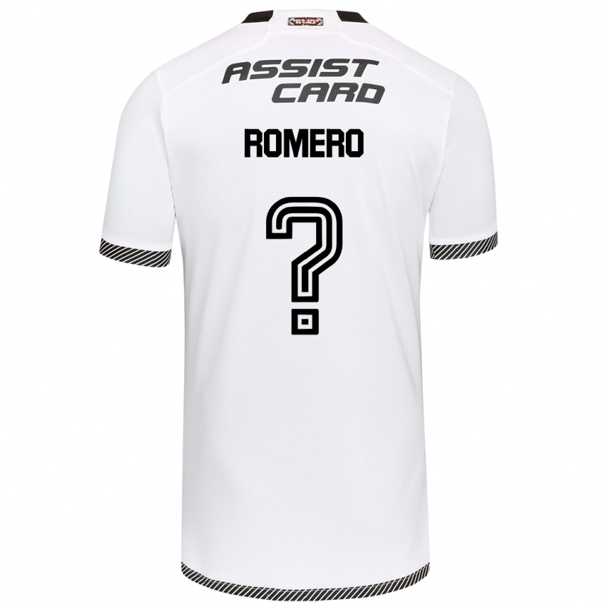 Kids Football Enzo Romero #0 White Black Home Jersey 2024/25 T-Shirt