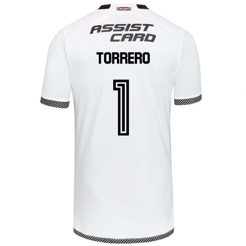 Kids Football Ryann Torrero #1 White Black Home Jersey 2024/25 T-Shirt