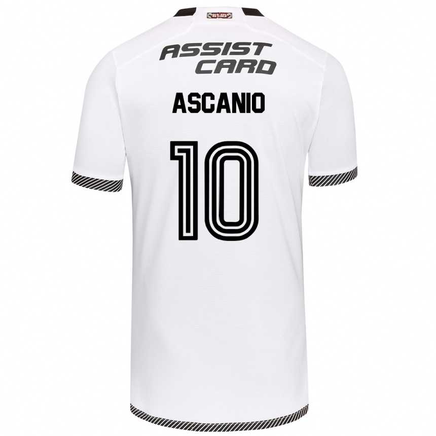 Kids Football Yusmery Ascanio #10 White Black Home Jersey 2024/25 T-Shirt