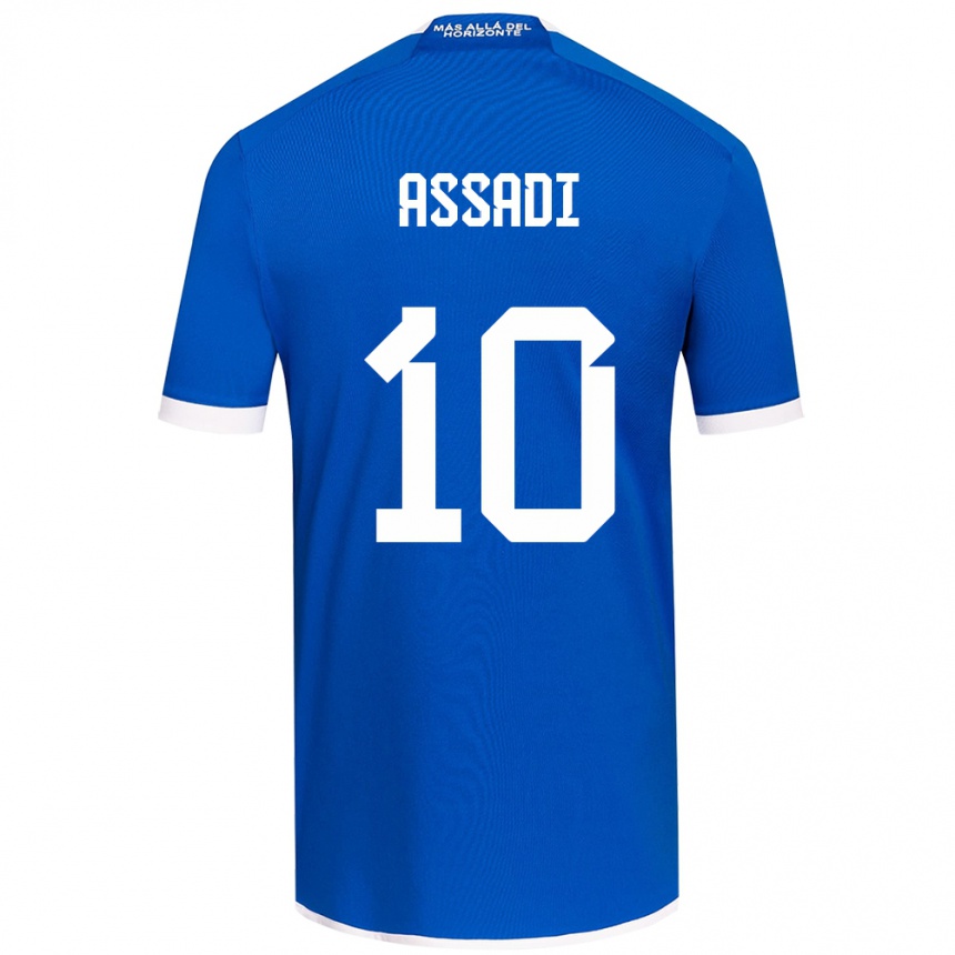 Kids Football Lucas Assadi #10 Blue White Home Jersey 2024/25 T-Shirt