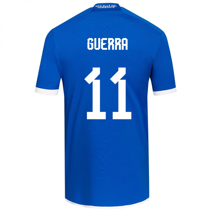 Kids Football Nicolás Guerra #11 Blue White Home Jersey 2024/25 T-Shirt