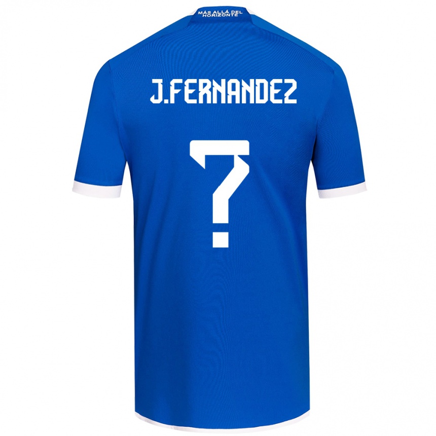 Kids Football José Matías Fernández #0 Blue White Home Jersey 2024/25 T-Shirt