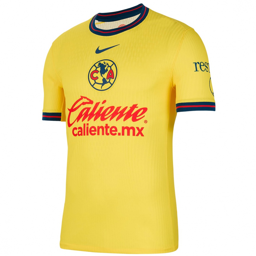 Kids Football Ramón Juárez #29 Yellow Blue Home Jersey 2024/25 T-Shirt