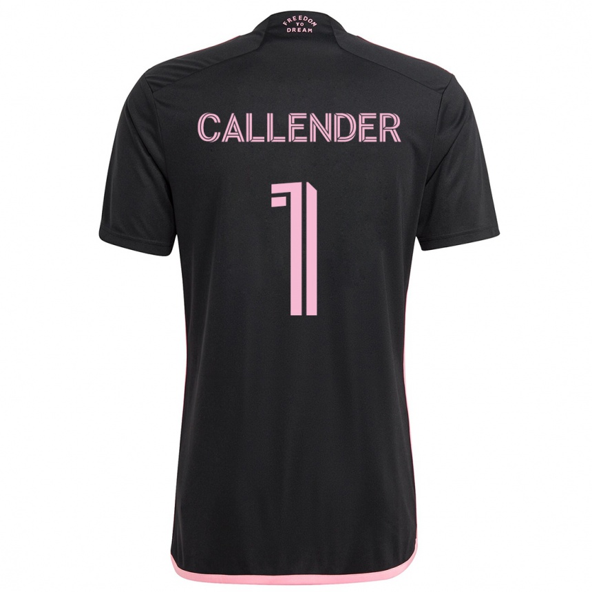 Kids Football Drake Callender #1 Black Away Jersey 2024/25 T-Shirt