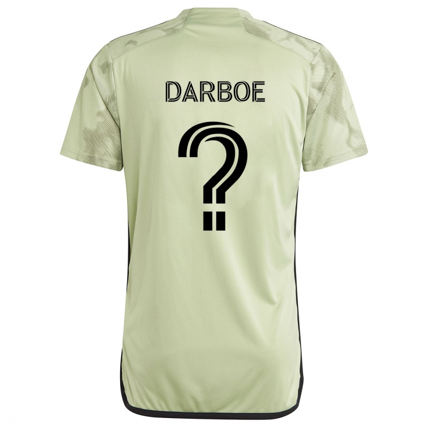 Kids Football Bajung Darboe #0 Light Green Away Jersey 2024/25 T-Shirt