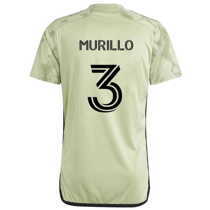 Kids Football Jesús Murillo #3 Light Green Away Jersey 2024/25 T-Shirt