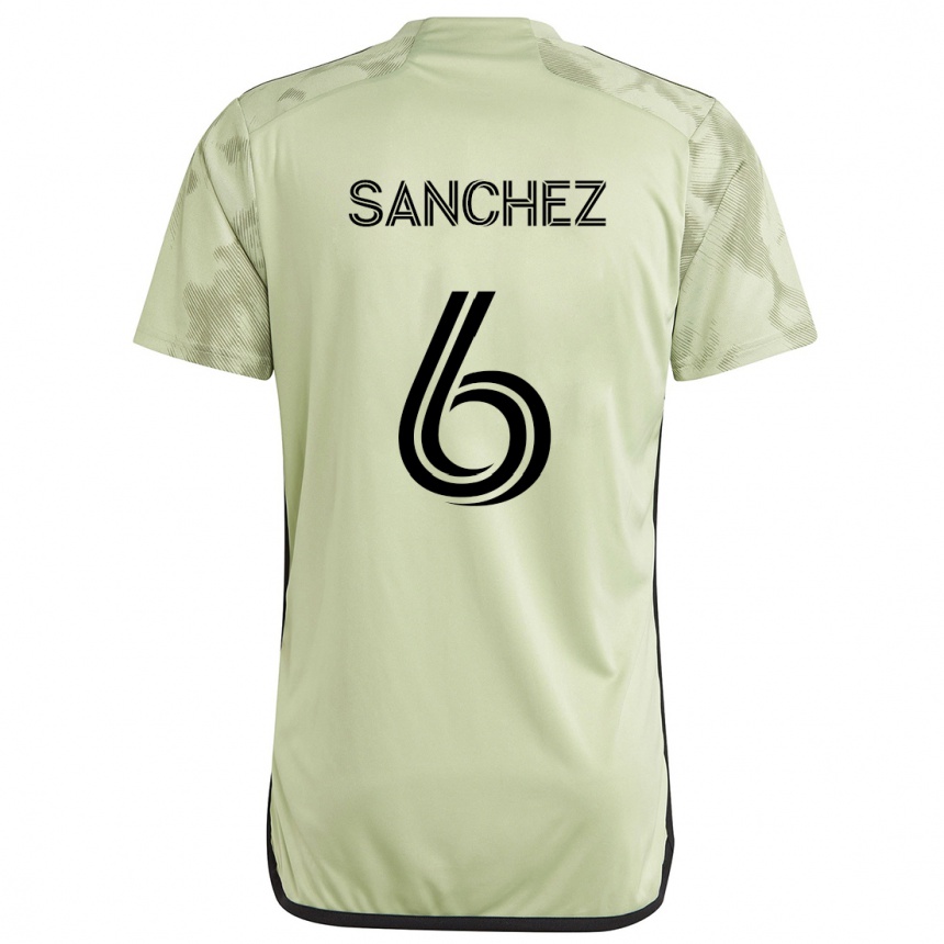 Kids Football Ilie Sánchez #6 Light Green Away Jersey 2024/25 T-Shirt