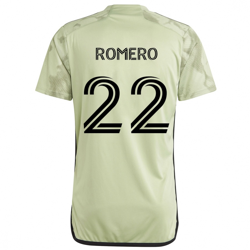 Kids Football Abraham Romero #22 Light Green Away Jersey 2024/25 T-Shirt