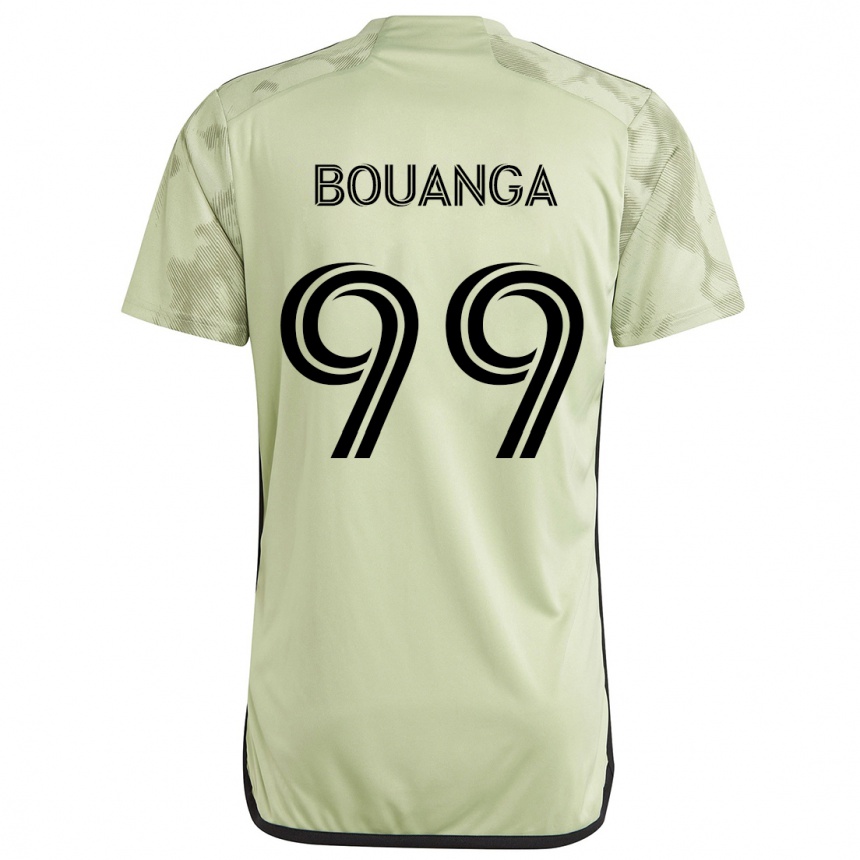 Kids Football Denis Bouanga #99 Light Green Away Jersey 2024/25 T-Shirt