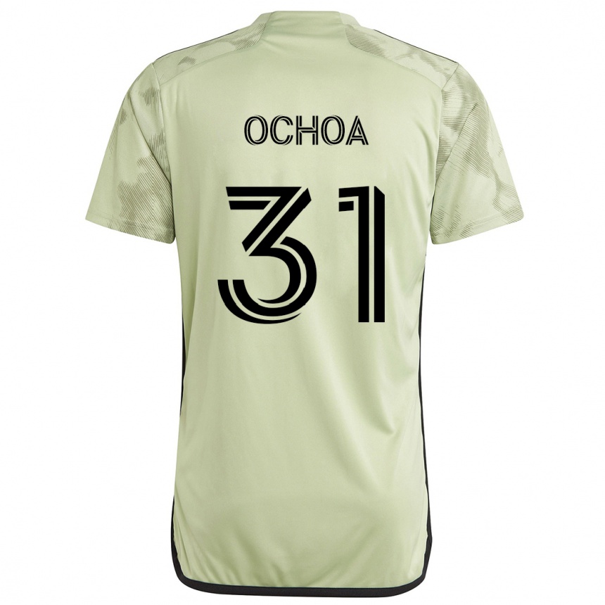 Kids Football David Ochoa #31 Light Green Away Jersey 2024/25 T-Shirt