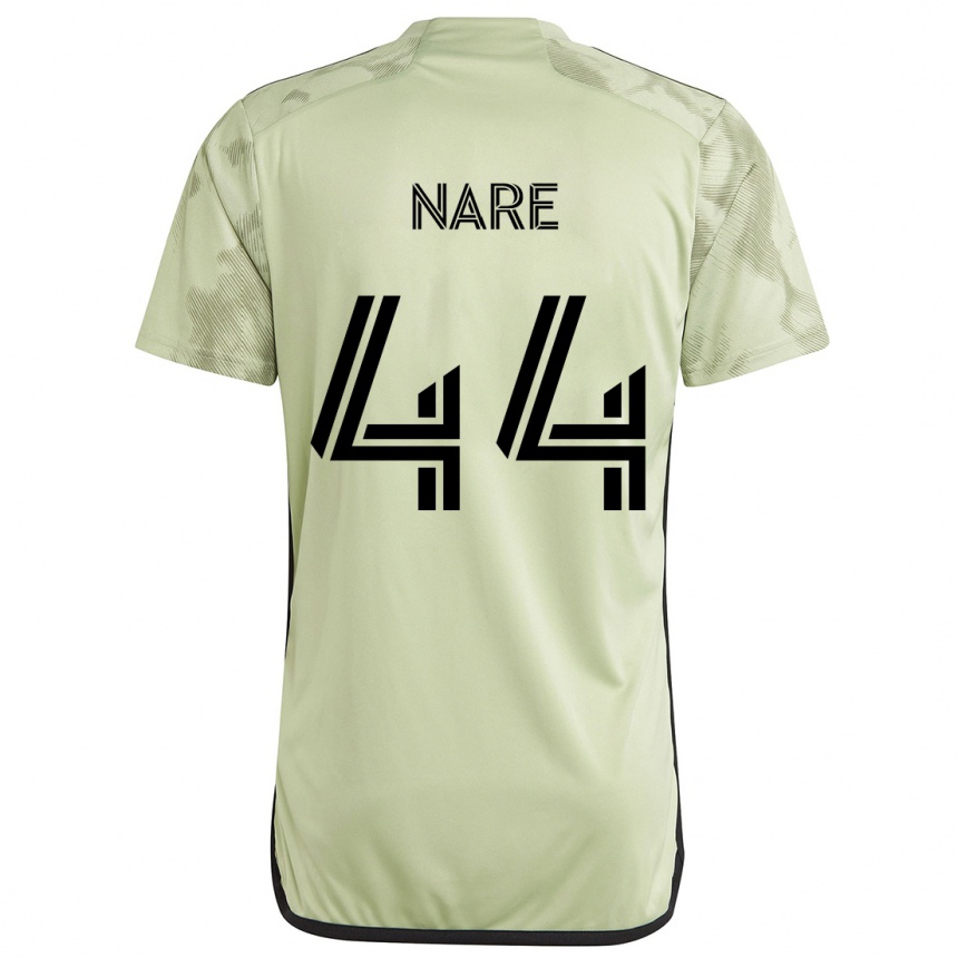 Kids Football Thabo Nare #44 Light Green Away Jersey 2024/25 T-Shirt