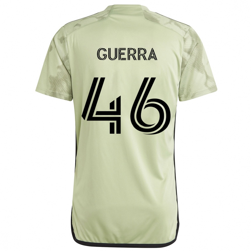 Kids Football Decarlo Guerra #46 Light Green Away Jersey 2024/25 T-Shirt