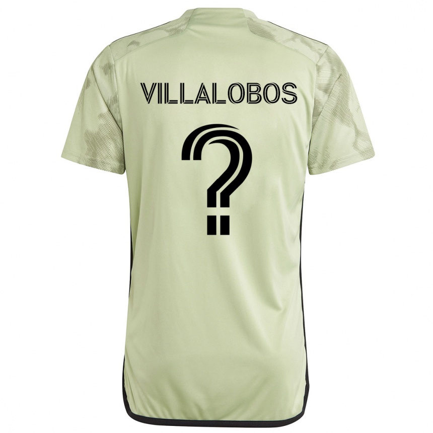 Kids Football Kristian Villalobos #0 Light Green Away Jersey 2024/25 T-Shirt