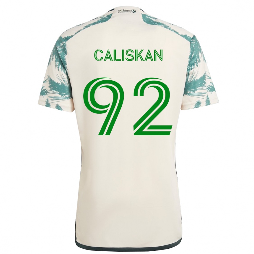 Kids Football Noel Caliskan #92 Beige Brown Away Jersey 2024/25 T-Shirt