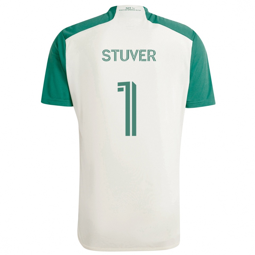 Kids Football Brad Stuver #1 Tan Green Away Jersey 2024/25 T-Shirt