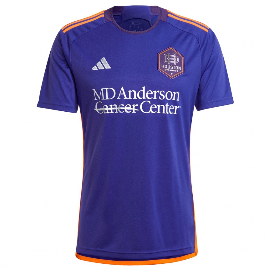 Kids Football Sebastian Rodriguez #19 Purple Orange Away Jersey 2024/25 T-Shirt