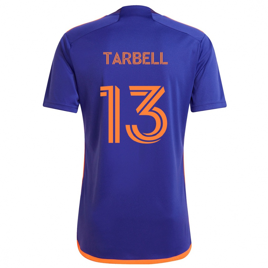 Kids Football Andrew Tarbell #13 Purple Orange Away Jersey 2024/25 T-Shirt