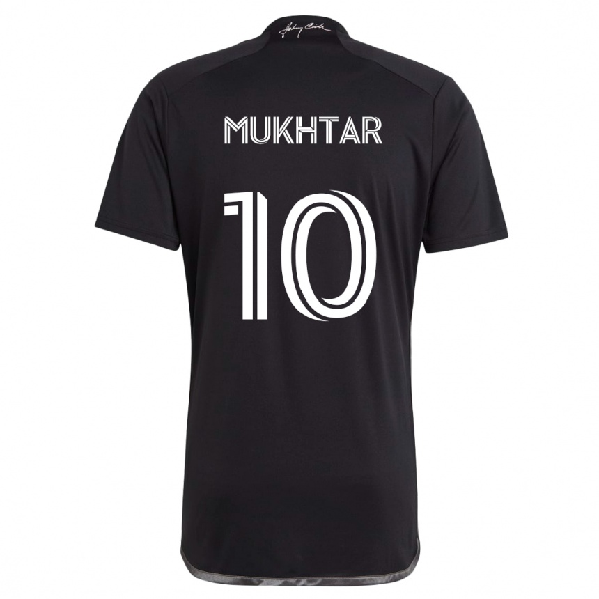 Kids Football Hany Mukhtar #10 Black Away Jersey 2024/25 T-Shirt