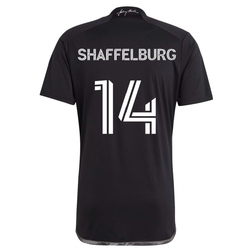 Kids Football Jacob Shaffelburg #14 Black Away Jersey 2024/25 T-Shirt