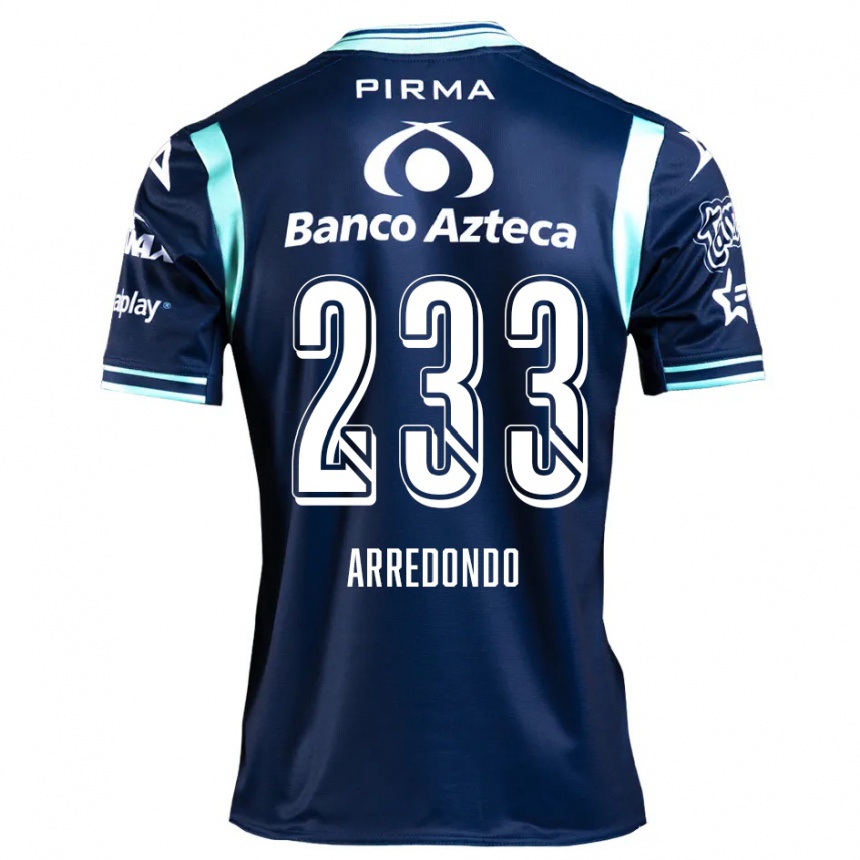 Kids Football Ángel Arredondo #233 Navy Blue Away Jersey 2024/25 T-Shirt