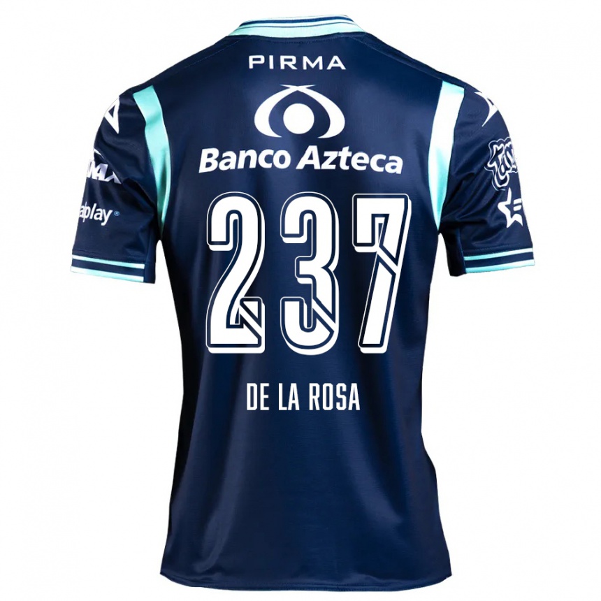 Kids Football Álvaro De La Rosa #237 Navy Blue Away Jersey 2024/25 T-Shirt