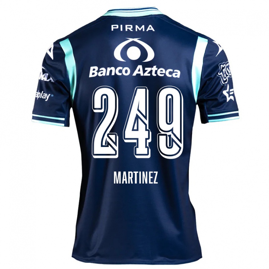 Kids Football Juan Martínez #249 Navy Blue Away Jersey 2024/25 T-Shirt