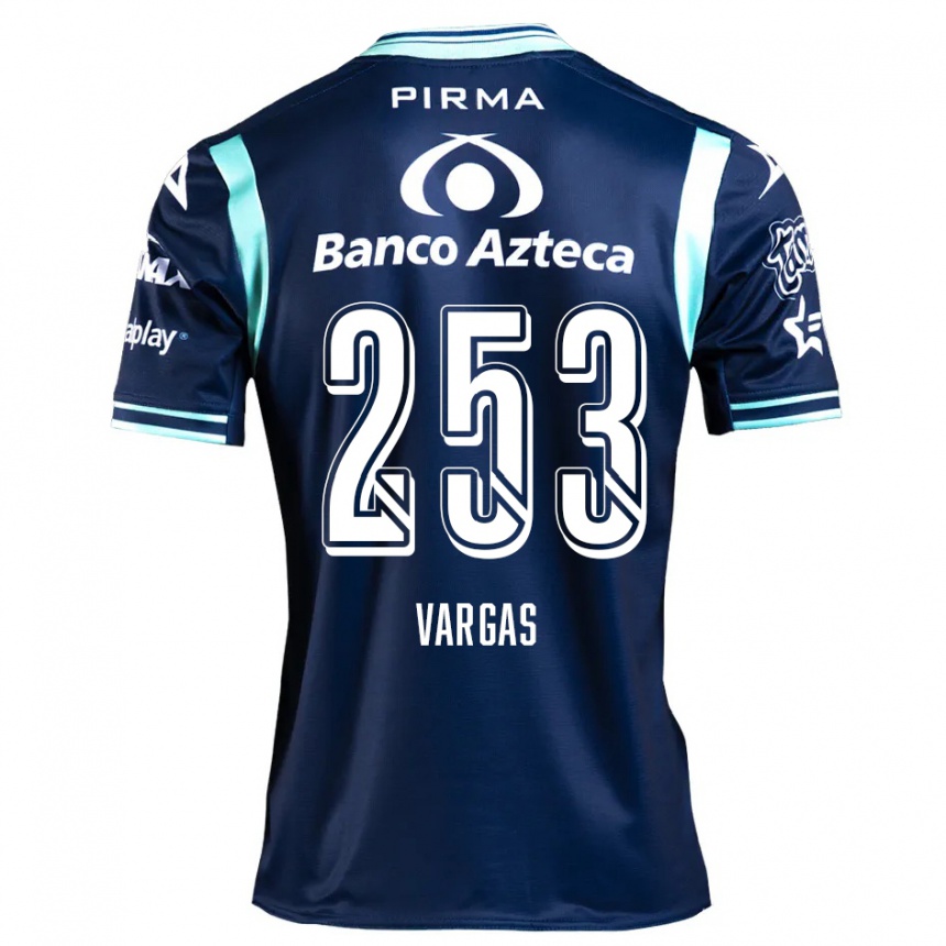 Kids Football Edwin Vargas #253 Navy Blue Away Jersey 2024/25 T-Shirt