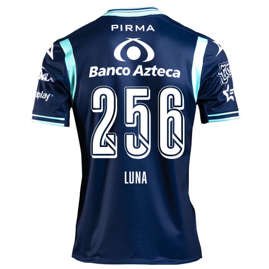 Kids Football Ángel Luna #256 Navy Blue Away Jersey 2024/25 T-Shirt