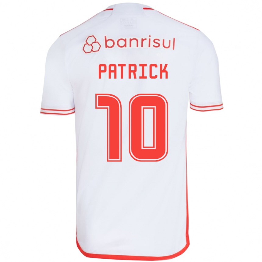 Kids Football Alan Patrick #10 White Red Away Jersey 2024/25 T-Shirt