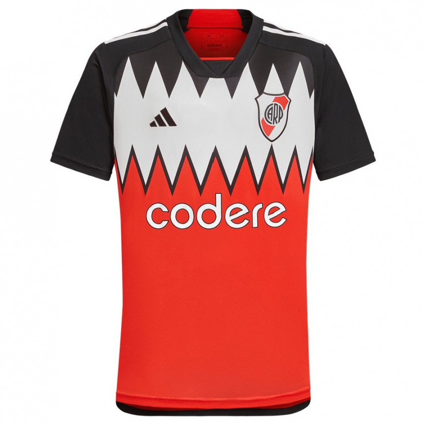 Kids Football Talo Colletta #0 Red Black White Away Jersey 2024/25 T-Shirt