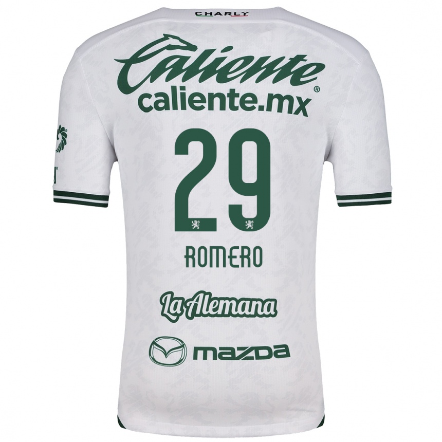 Kids Football Lucas Romero #29 White Green Away Jersey 2024/25 T-Shirt