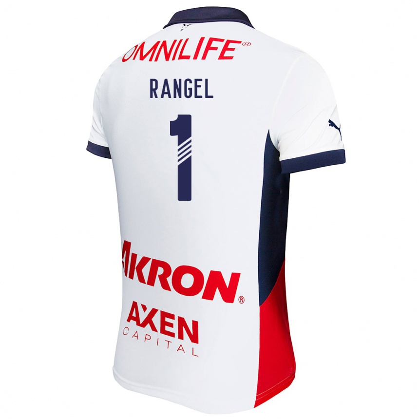 Kids Football José Rangel #1 White Red Blue Away Jersey 2024/25 T-Shirt