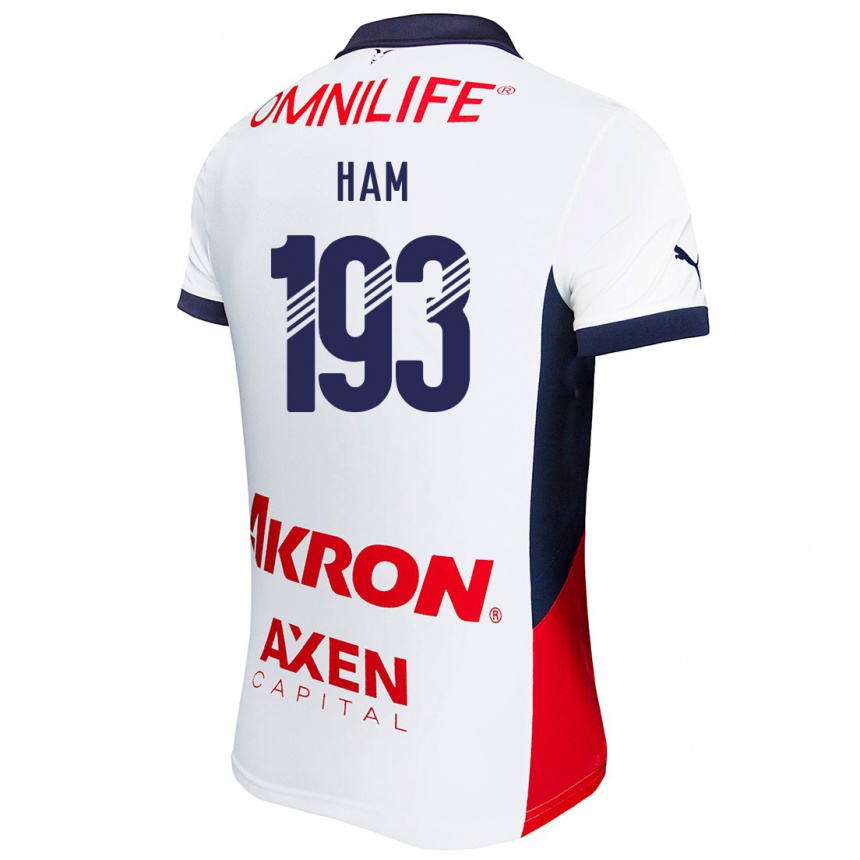 Kids Football Marioni Ham #193 White Red Blue Away Jersey 2024/25 T-Shirt