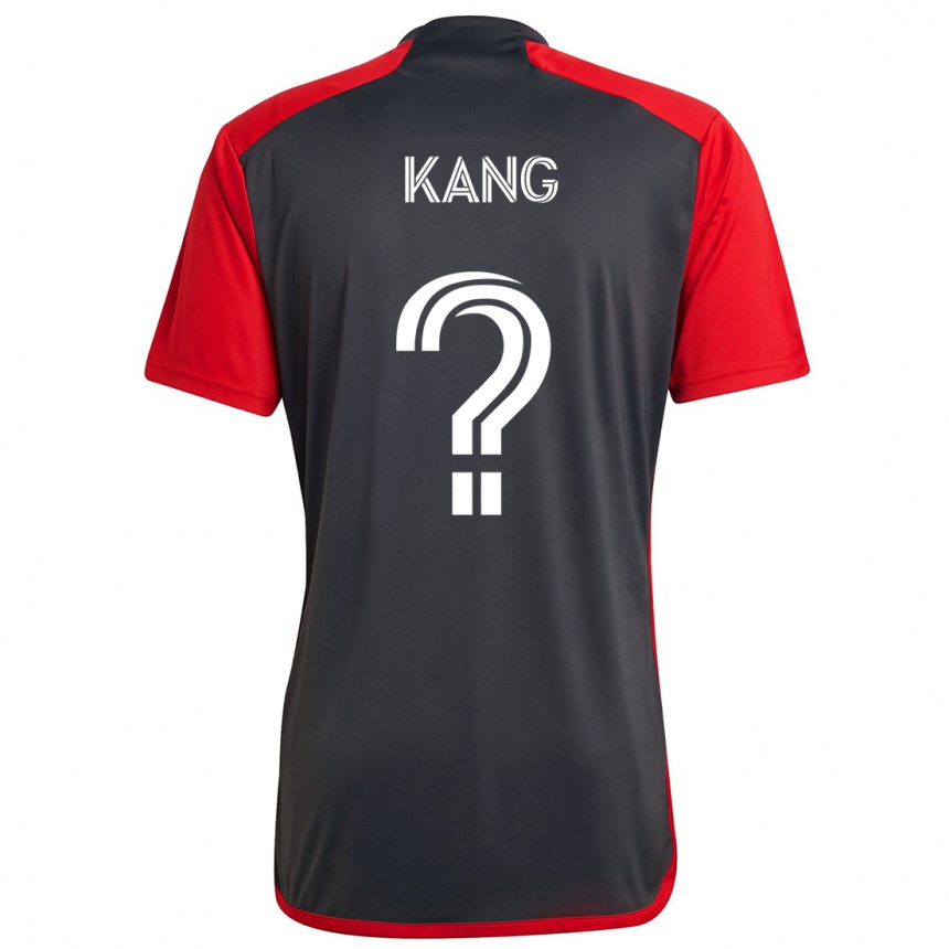 Men Football Ethan Kang #0 Grayn Red Home Jersey 2024/25 T-Shirt