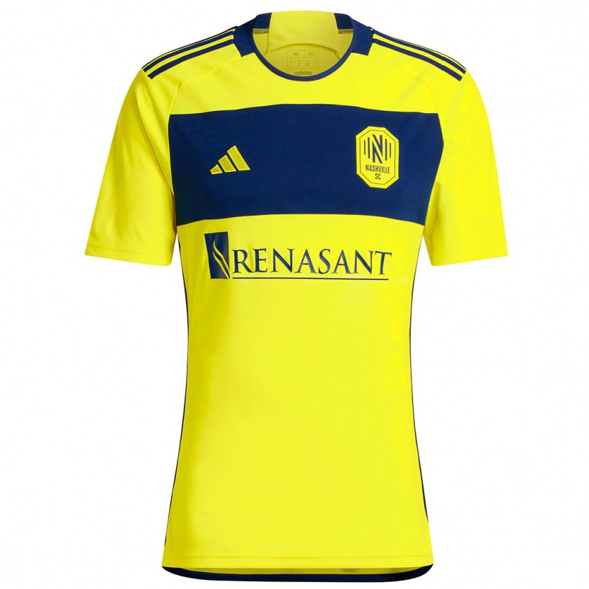 Men Football Aníbal Godoy #20 Yellow Blue Home Jersey 2024/25 T-Shirt