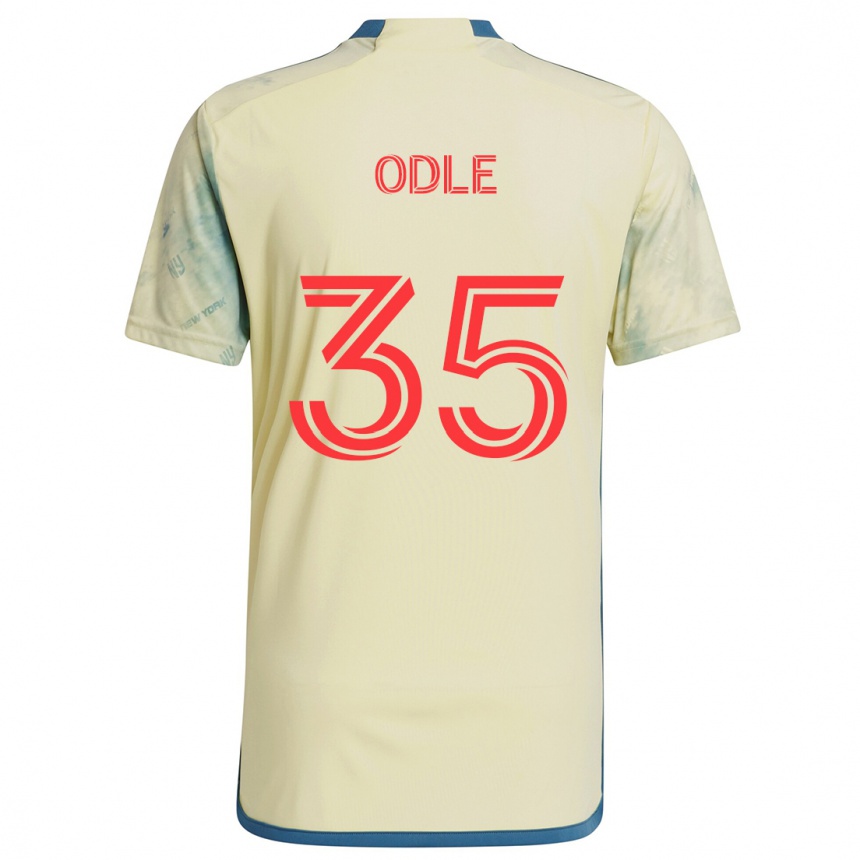 Men Football Dallas Odle #35 Yellow Red Blue Home Jersey 2024/25 T-Shirt