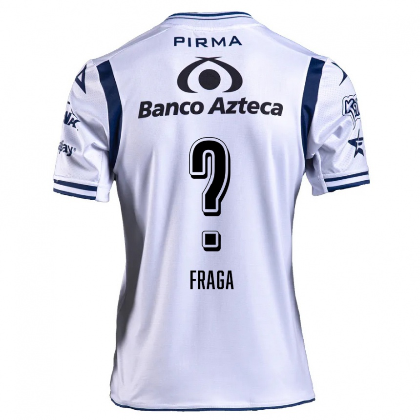 Men Football Miguel Fraga #0 White Navy Blue Home Jersey 2024/25 T-Shirt