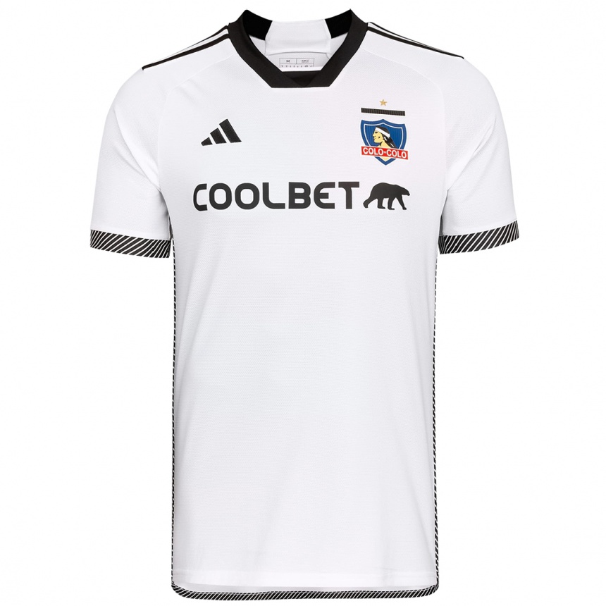 Men Football Yessenia López #1 White Black Home Jersey 2024/25 T-Shirt