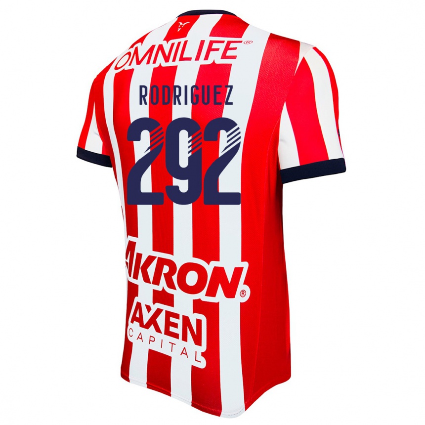 Men Football Emiliano Rodríguez #292 Red White Blue Home Jersey 2024/25 T-Shirt