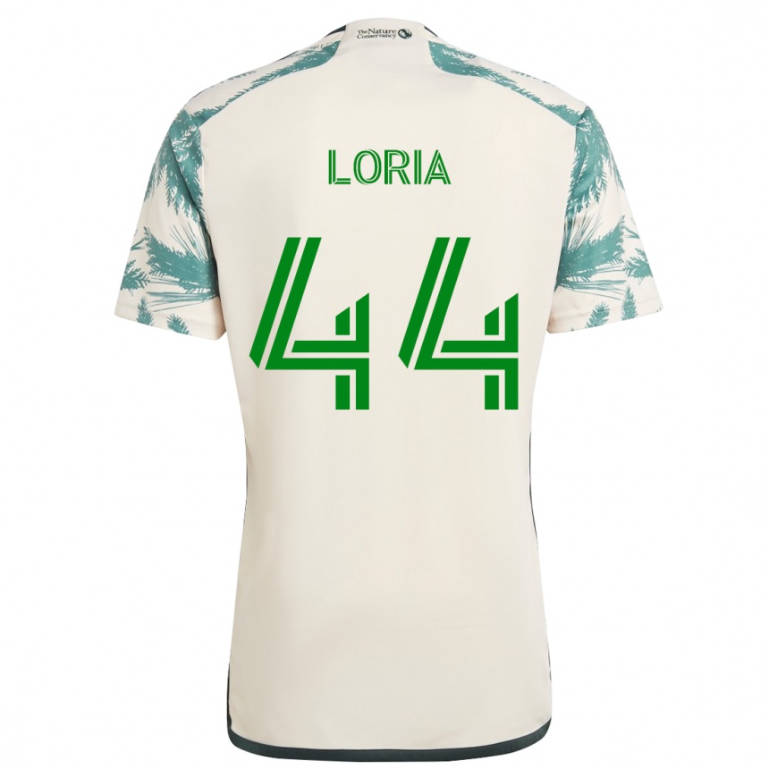 Men Football Marvin Loría #44 Beige Brown Away Jersey 2024/25 T-Shirt