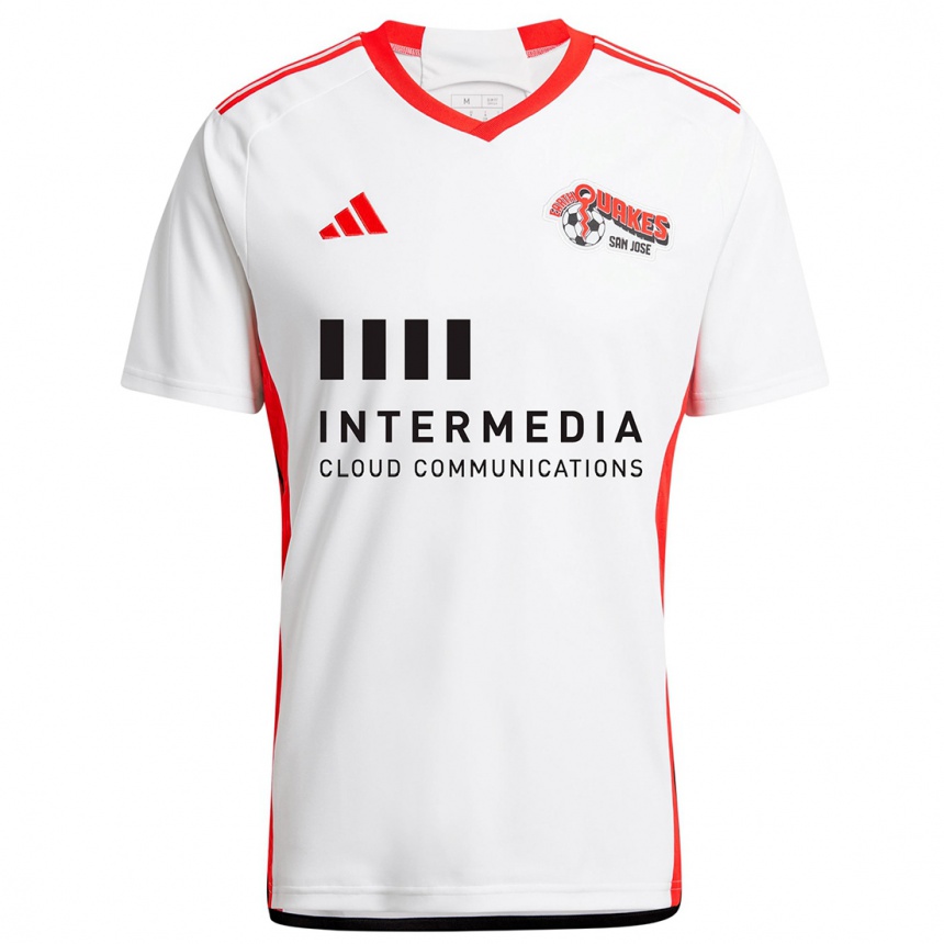 Men Football Connor Owen #0 White Red Away Jersey 2024/25 T-Shirt