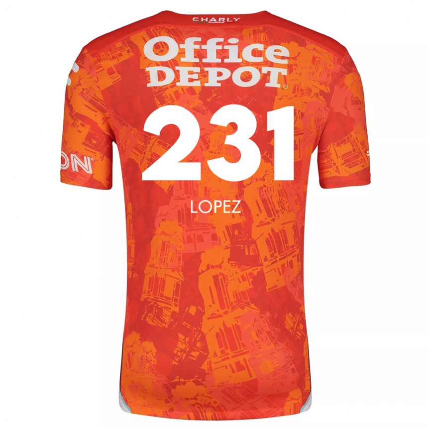 Men Football Víctor López #231 Orange White Away Jersey 2024/25 T-Shirt