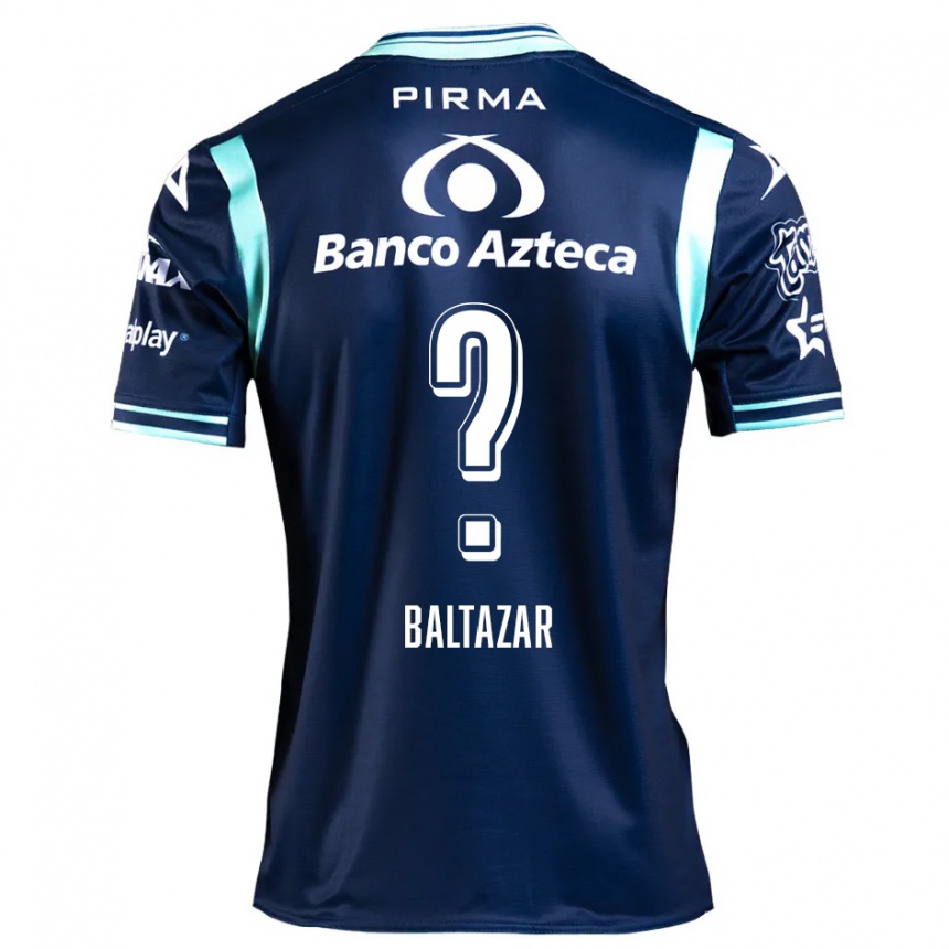 Men Football Carlos Baltazar #0 Navy Blue Away Jersey 2024/25 T-Shirt