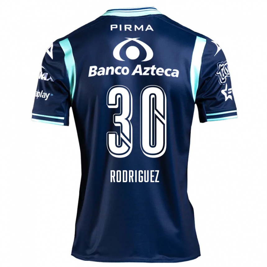 Men Football Jesús Rodríguez #30 Navy Blue Away Jersey 2024/25 T-Shirt