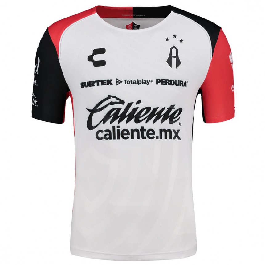 Men Football Jorge Guzmán #209 White Red Black Away Jersey 2024/25 T-Shirt