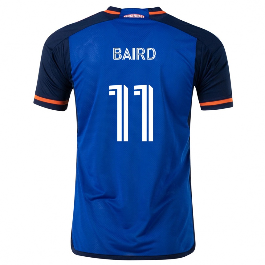 Women Football Corey Baird #11 Blue White Home Jersey 2024/25 T-Shirt