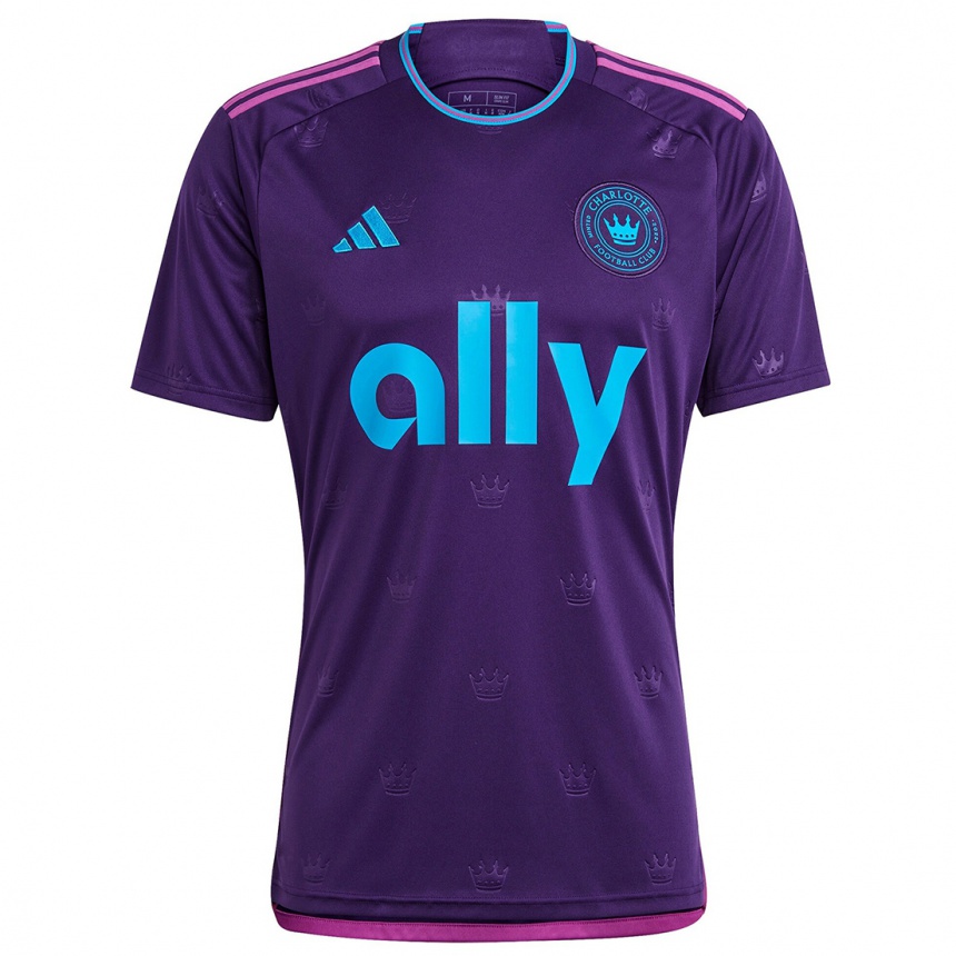 Women Football Adrian Renteria #0 Purple Blue Away Jersey 2024/25 T-Shirt