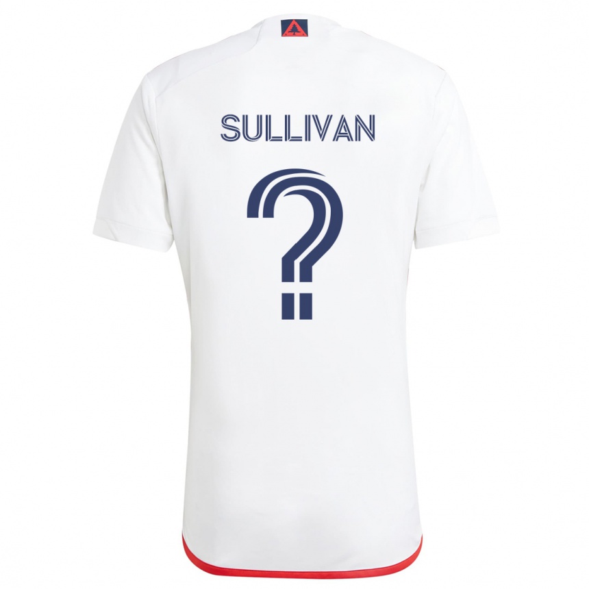 Women Football Mason Sullivan #0 White Red Away Jersey 2024/25 T-Shirt