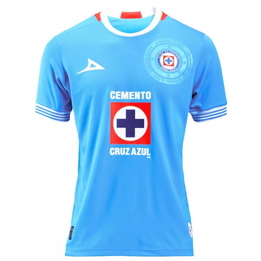 Kids Football Amaury Garcia #17 Sky Blue Home Jersey 2024/25 T-Shirt