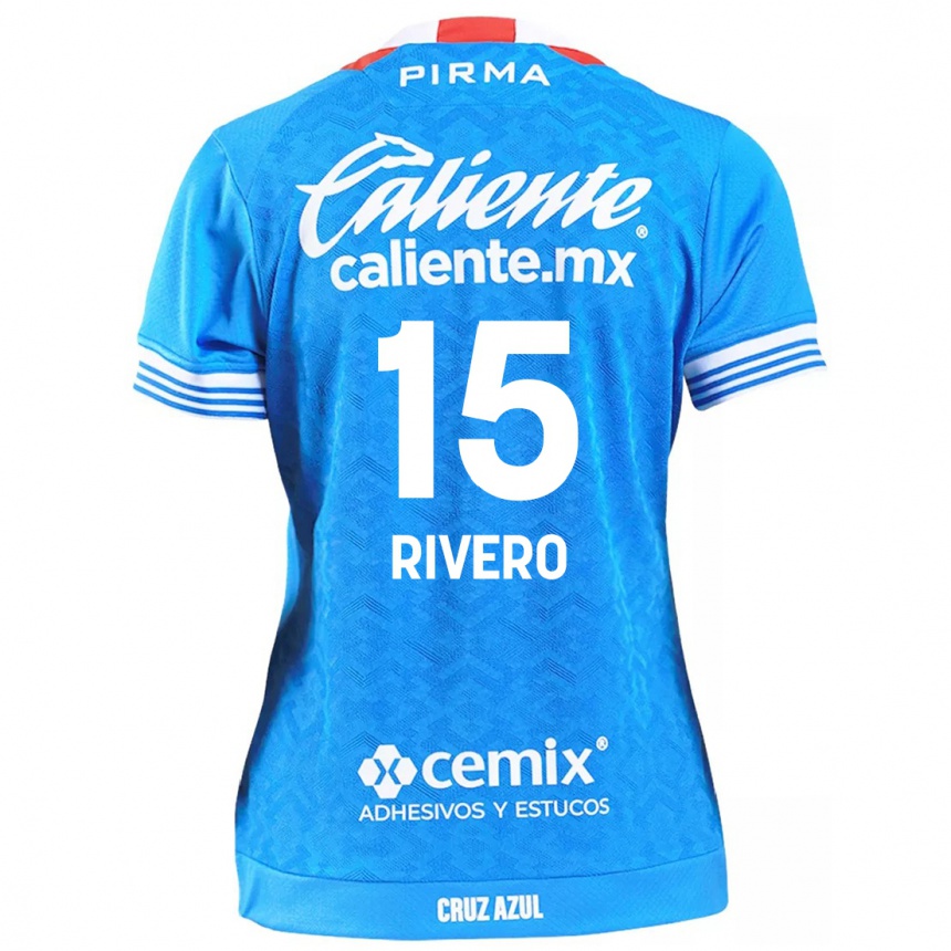 Kids Football Ignacio Rivero #15 Sky Blue Home Jersey 2024/25 T-Shirt